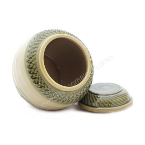 Tea Jar drawing fish