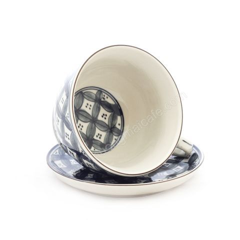 Capuchino Cup large floral four petal