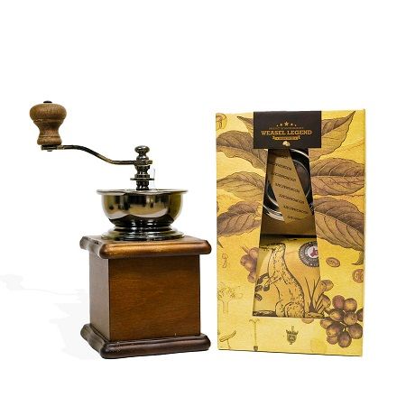 Weasel Legend Coffee Gift box + Hand Grinder Machine 1258
