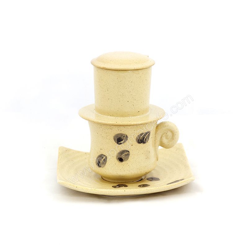 Pottery Coffee Filter Set 