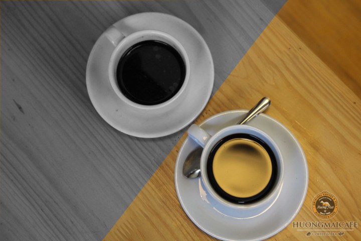 Fake and authentic coffee Fake and authentic coffee